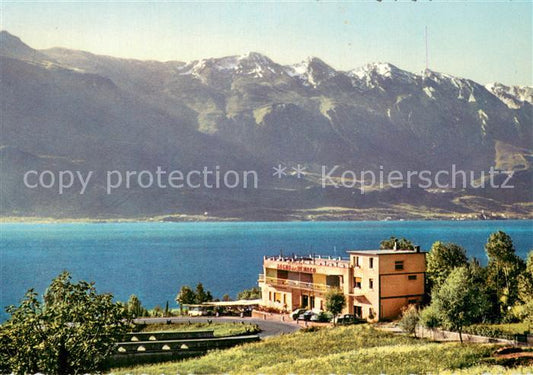 73718025 Gardasee Lago di Garda Blick von der Gardasee Westuferstrasse bei Limon