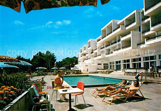 73720962 Rab Croatia Hotel Carolina Terasa s bazenom