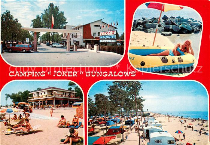 73721434 Cavallino Venezia Camping Joker Bungalows Eingang Strandpartien