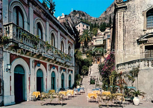 73723553 Taormina Sicilia Salita Serrania Cafe Wonderbar Hotel Vello d Oro