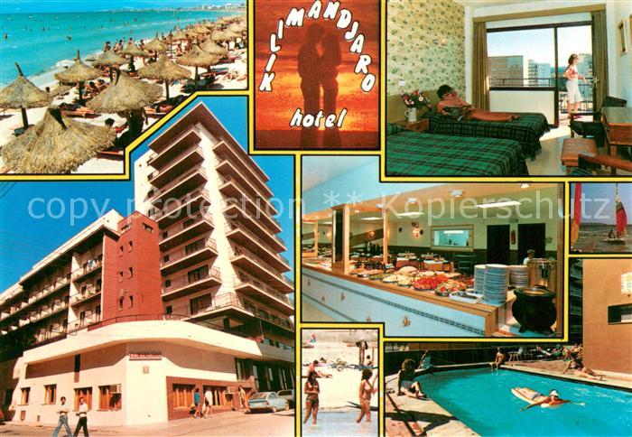 73723627 El Arenal Mallorca Hotel Kilimandjaro Swimming Pool Strand