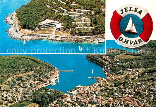 73731418 Jelsa Croatia Hotel Ferienanlage Hafen Bucht Rettungsring