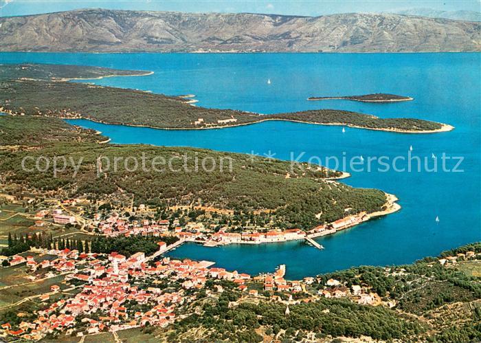 73731164 Jelsa Croatia Fliegeraufnahme Panorama