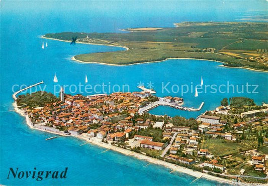 73731614 Novigrad Croatia Fliegeraufnahme