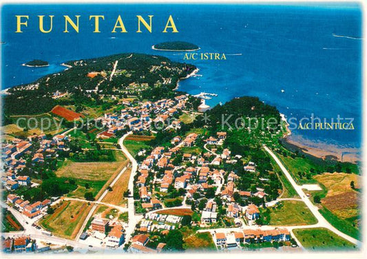 73731666 Funtana Croatia Fliegeraufnahme Panorama