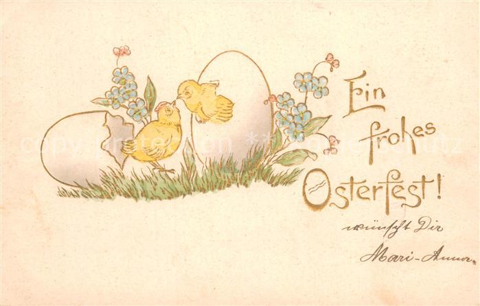 73791679 Ostern Easter Paques Litho Osterfest