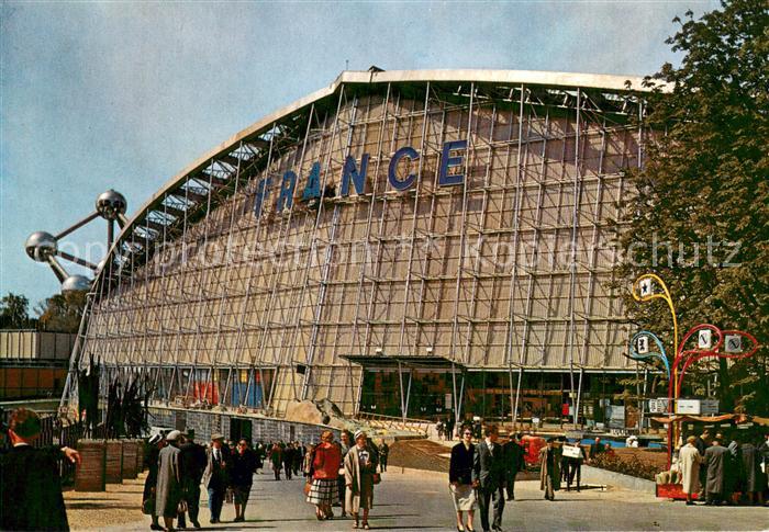 73793792 Exposition Universelle Bruxelles 1958 Pavillon France