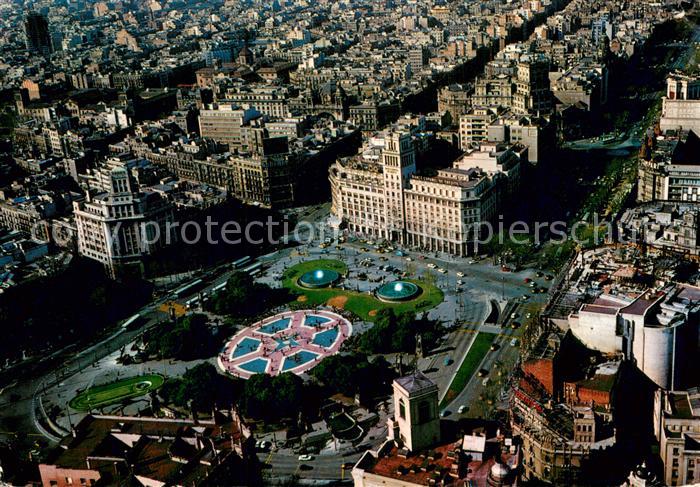 73733563 Barcelona Cataluna Plaza de Cataluna vista aérea