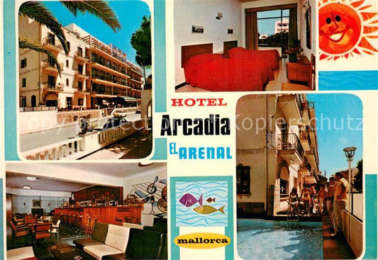 73736674 El Arenal Mallorca ES Hotel Arcadia Restaurant Fremdenzimmer Swimming P