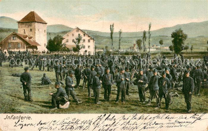 73740690 Militaria Schweiz Infanterie