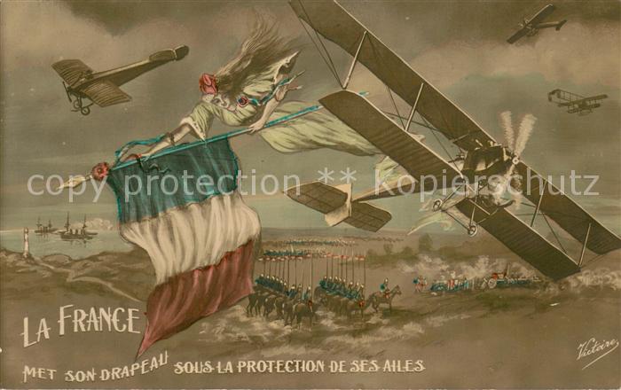 73740789 Militaria France Sous la Protection de ses ailes