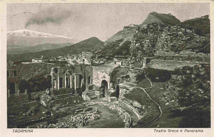 73978022 Taormina Sicilia IT Teatro Greco e panorama