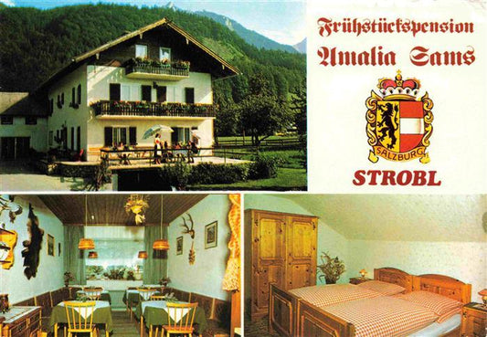 73978282 Strobl Wolfgangsee AT Pension Amalia Gams Gastraum Fremdenzimmer