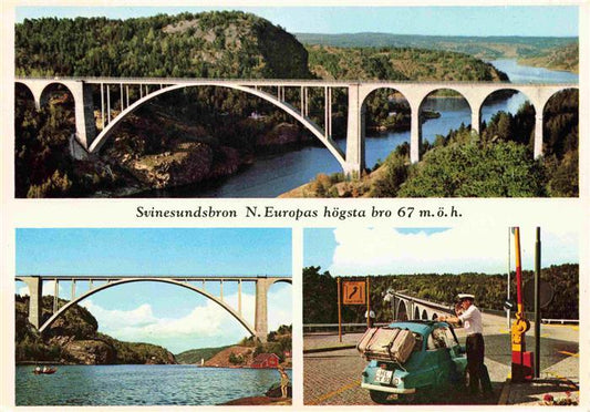 73978302 Svinesundbron Norge N. Le plus haut pont d'Europe