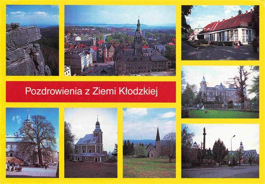 73978308 Ziemia Klodzka Klodzko Glatz PL Panorama de la ville Curiosités Église