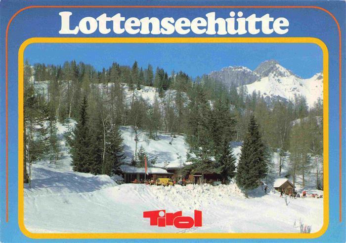 73978329 Moesern Seefeld Tirol AT Lottenseehuette Winterlandschaft Alpen Wetters