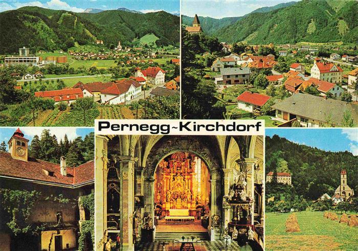 73978533 Kirchdorf Pernegg Niederoesterreich AT Panorama Innenansicht Kirche