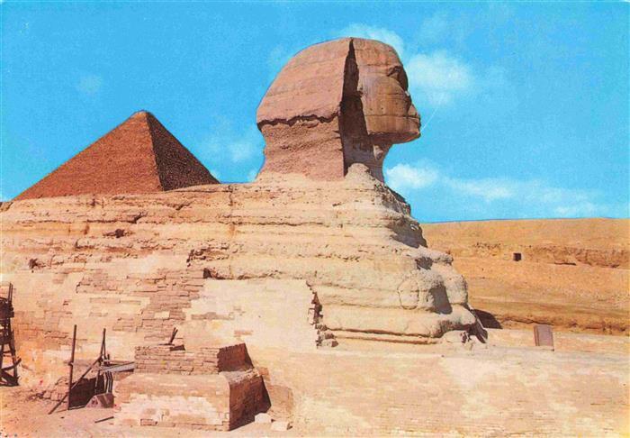 73978901 Giza Gizeh Egypt The Sphinx and the Pyramid of Cheops