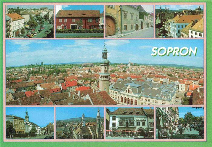 73978934 Sopron Oedenburg HU Teilansichten Stadtpanorama