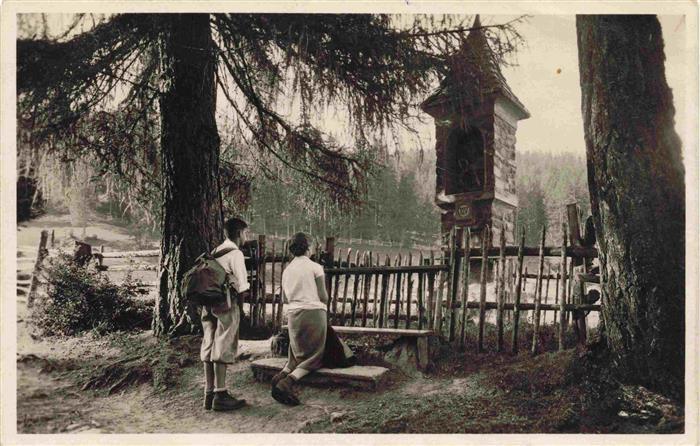 73979110 Pietralba Santuario di BOLZANO Bozen Suedtirol IT Ultima stazione della