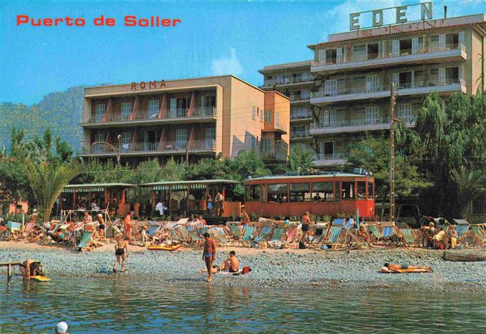 73980004 Puerto-de-SOLLER Porto Soller Majorque ES Hôtels de plage Roma et Eden