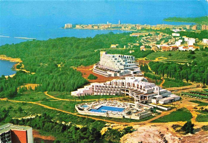 73980075 Porec Croatia Hoteli Kristal i Rubin Fliegeraufnahme