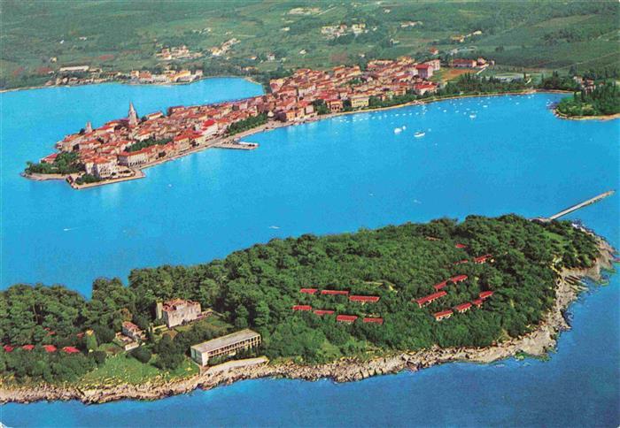 73980347 Porec Croatia Otok Sv Nikola Fliegeraufnahme