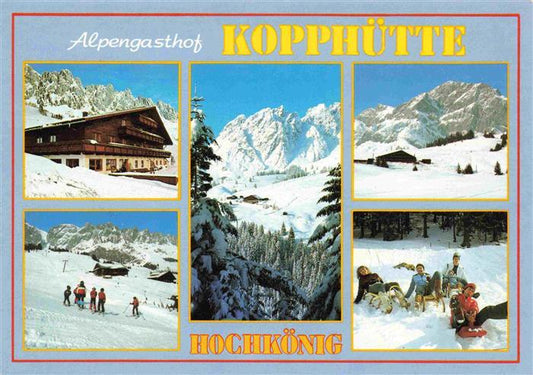 73980764 Muehlbach Hochkoenig Pinzgau-Pongau AT Alpengasthof Kopphuette Panorama