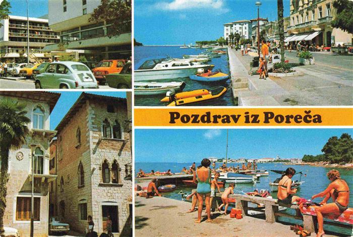 73980470 Porec Croatia Uferstrasse am Hafen Motiv Altstadt Zentrum