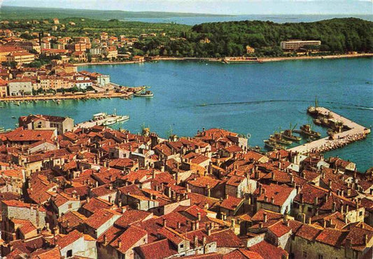 73980510 Rovinj Rovigno Istria Croatia Panorama Harbour