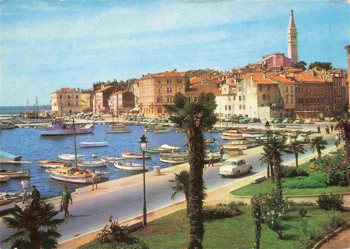 73980512 Rovinj Rovigno Istria Croatia Harbour Uferstrasse