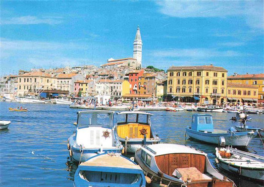 73980514 Rovinj Rovigno Istria Croatia Harbour Fishing boats