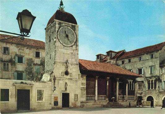 73980909 Trogir Trau Croatia Uhrturm und Loggia