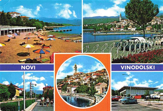 73980591 Novi Vinodolski Rijeka Croatia Beach promenade city center