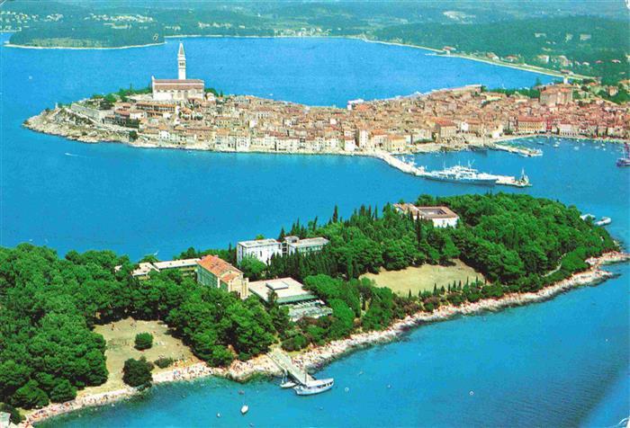 73980936 Rovinj Rovigno Istrien Croatia Fliegeraufnahme