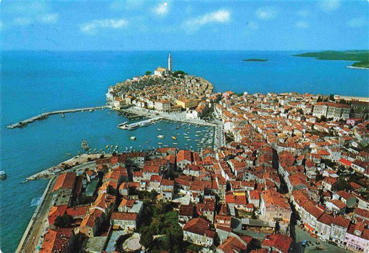 73980938 Rovinj Rovigno Istrien Croatia Hafen Altstadt