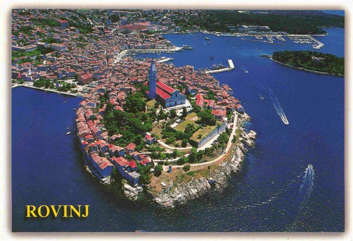 73980953 Rovinj Rovigno Istria Croatia aerial photography