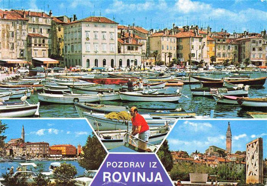 73981008 Rovinj Rovigno Istrien Croatia Hafen Denkmal