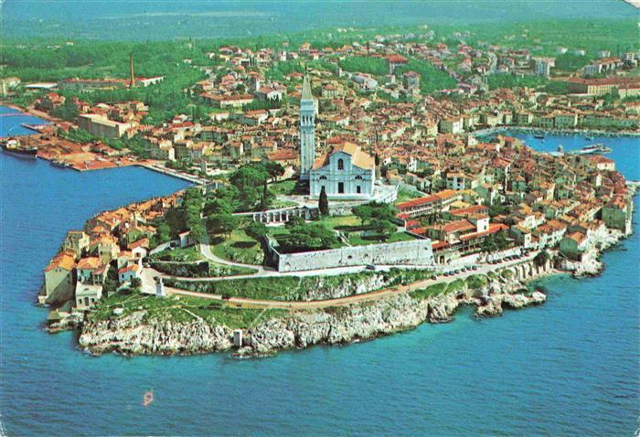 73981148 Rovinj Rovigno Istrien Croatia Altstadt Kirche Halbinsel