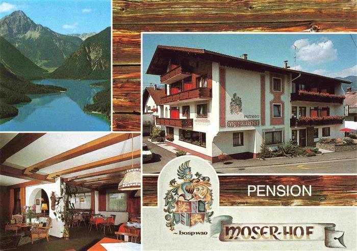 73981435 Reutte Tirol AT Pension Moserhof Gastraum Panorama