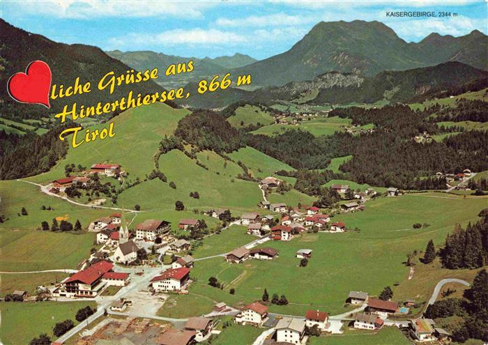 73981550 Hinterthiersee Berghotel Thaler Gasthof Neuwirt Sport Café Tyrol Fliege