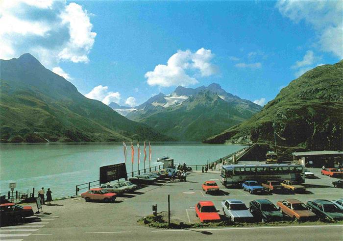 73981990 Silvrettasee Montafon Vorarlberg AT Panorama mit Silvretta