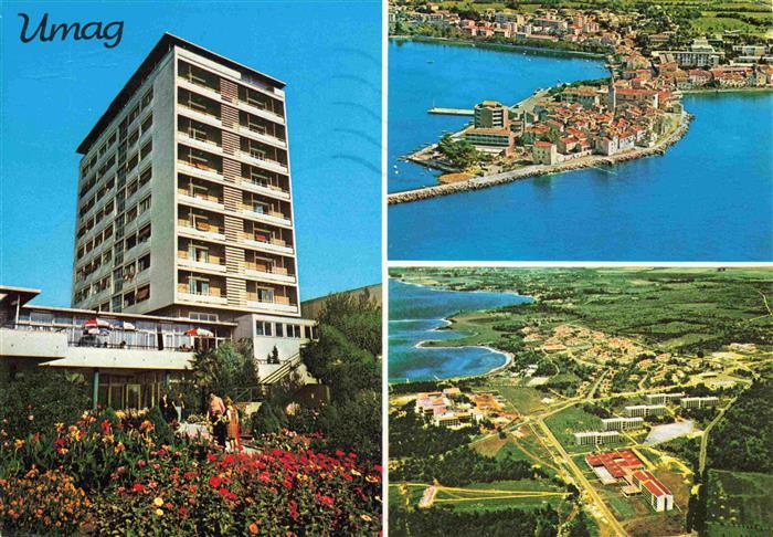 73981996 Umag Umago Istrien Hotel Fliegeraufnahmen