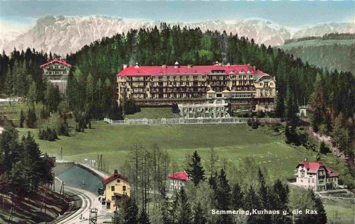 73981325 Semmering Niederoesterreich Kurhaus Panorama Blick gegen die Rax