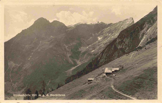 73981349 Bischofshofen am Zimmerberg AT Soeldenhuette gegen den Hochthron Tennen