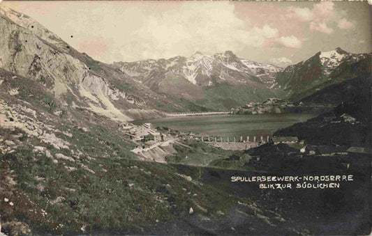 73981383 Spullersee Wald Arlberg Vorarlberg AT Panorama Stausee Alpen