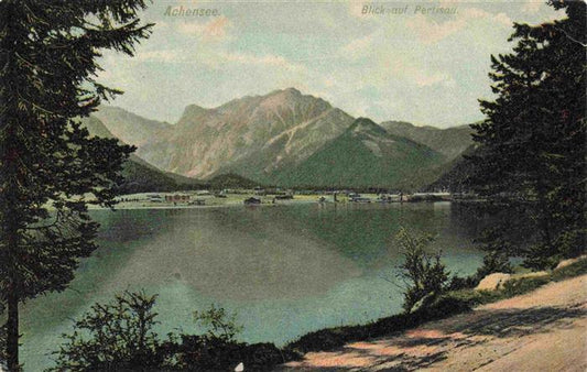 73981623 Achensee Tirol AT Uferpartie am See Blick auf Pertisau