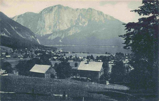 73981629 Alt-Aussee Altaussee Steiermark AT Panorama Blick gegen Trisselwand