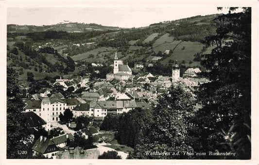 73981857 Waidhofen Ybbs Panorama Blick vom Buchenberg aus