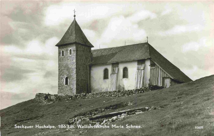 73981861 Seckau Steiermark AT Wallfahrtskirche Maria Schnee Seckauer Hochalpe